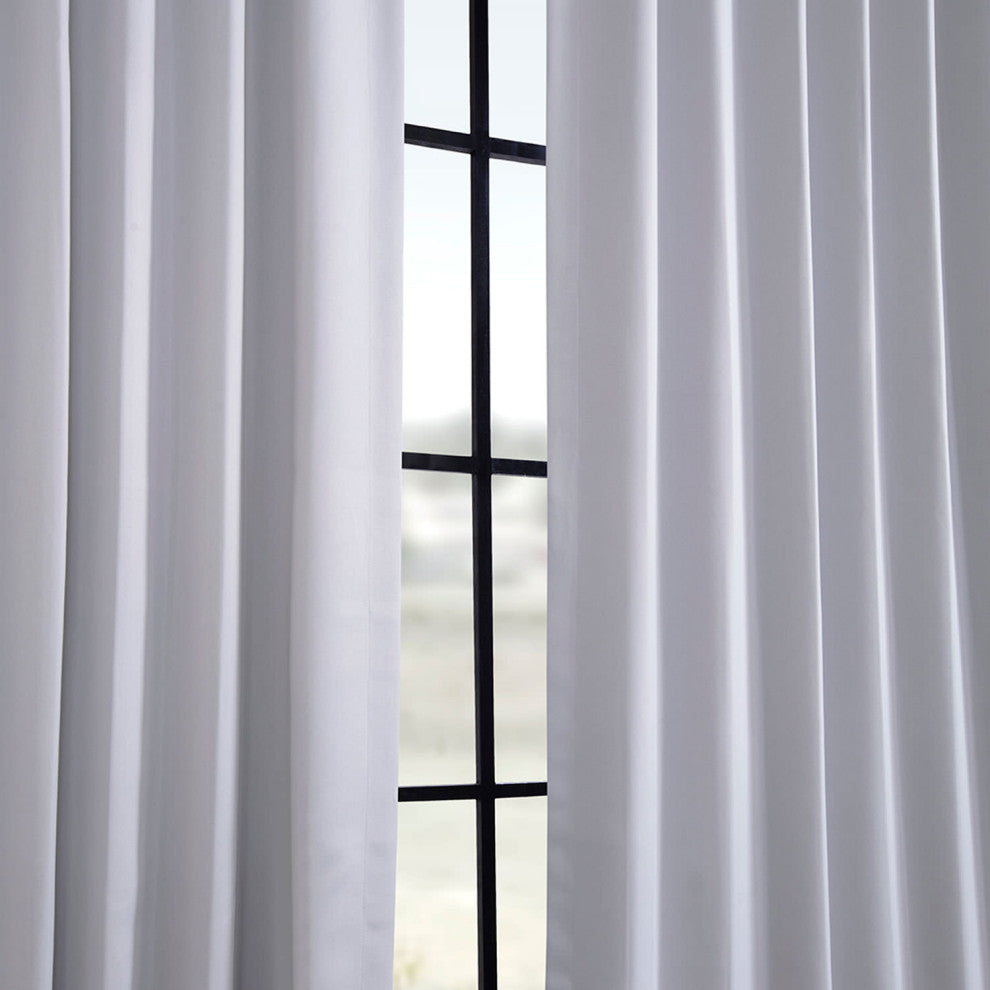 Fog Gray Room Darkening Curtain, Set of 2, 50"x96"