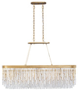 Lafayette 6-Lt Linear Pendant - Havana Gold