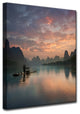 Ready2HangArt ''Li River Sunrise'' Wrapped Canvas Wall Decor, 20"x30"