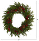 32" Cypress With Berries and Pine Cones Artificial Wreath