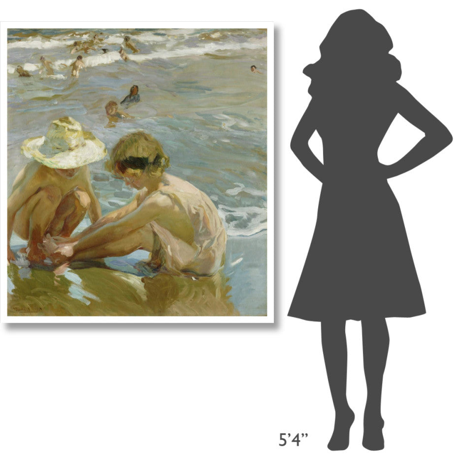 "The Wounded Foot" Digital Paper Print by Joaquin Sorolla y Bastida, 42"x46"