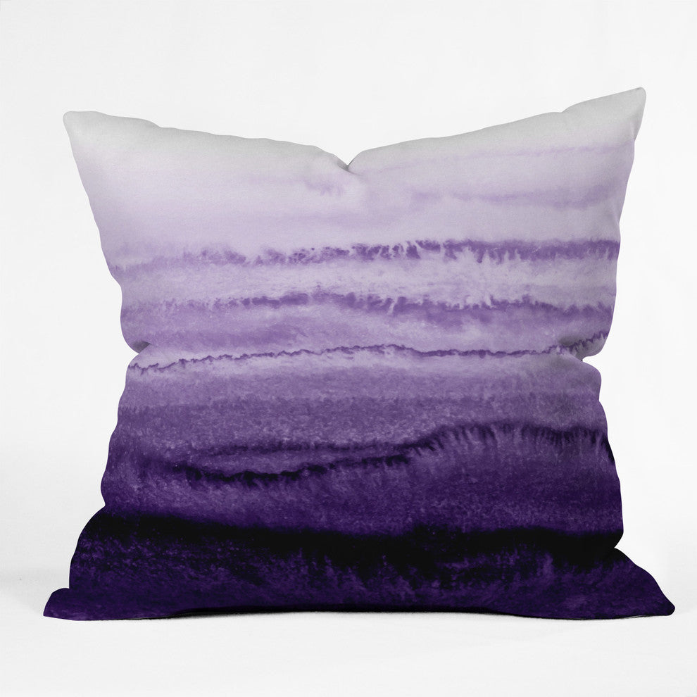 Monika Strigel Within The Tides Lavender Fields Throw Pillow