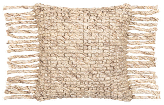 Surya Narvik Brown Pillow Cover 20"H X 20"W