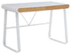 Loft Lyfe Nila Desk, 2 Storage Drawers, White 43.3Lx21.6Wx30H