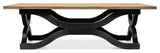 Wavy Coffee Table Antique Black