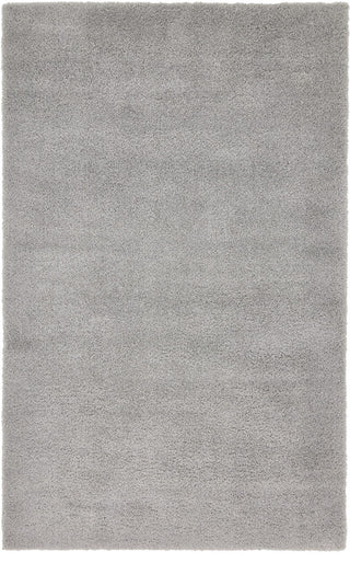 Unique Loom Light Gray Studio Solid Shag 5' 0 x 8' 0 Area Rug