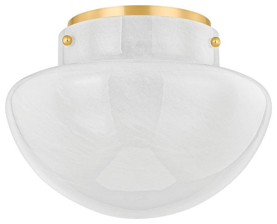 Mitzi Lilou Flush Mount Aged Brass