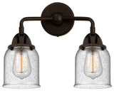 Small Bell Bath Vanity Light, Oil Rubbed Bronze, Seedy, Seedy