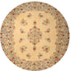 Ahgly Company Indoor Round Traditional Area Rugs, 4' Round