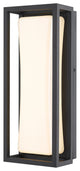 Zlite 587S-BK-LED 1-Light Outdoor Wall Sconce, White