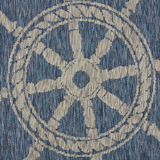 Nautical Helm Area Rug, 7'9"x9'5"