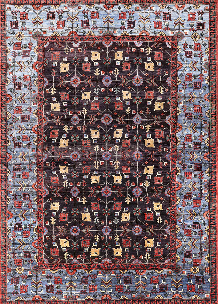 Ahgly Company Indoor Rectangle Mid-Century Modern Area Rugs, 2' x 5'