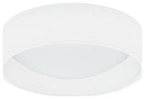 Reagan LED Flush Mount, 15", Eggshell
