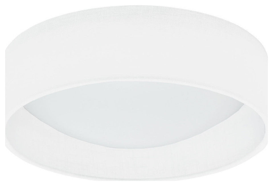 Reagan LED Flush Mount, 15", Eggshell