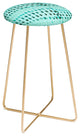 Deny Designs Morgan Kendall Aqua Dashes Counter Stool