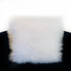 Plutus Off White Animal Faux Fur Luxury Throw Pillow, 22"x22"