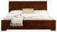 Walnut Wood King Platform Bed