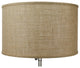 Fenchel Shades 18"x18"x11' Spider Attachment Drum Lamp Shade, Burlap Natur