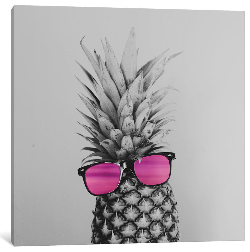 "Mrs. Pineapple" by Chelsea Victoria, Canvas Print, 37"x37"