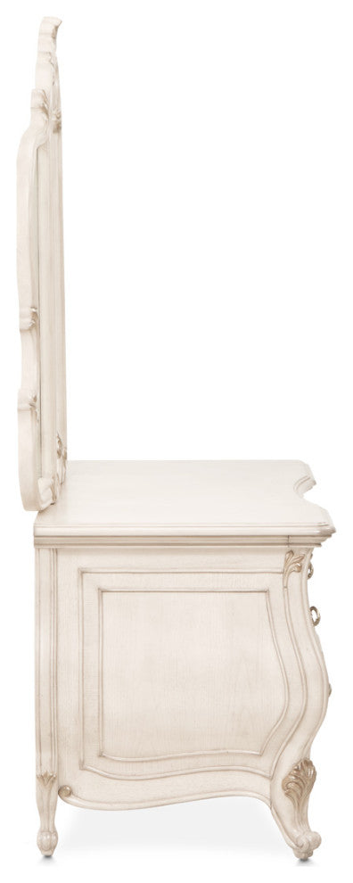 Platine de Royale Vanity & Mirror Set - Champagne