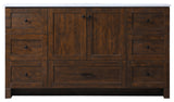Home Living 60" SIngle Bathroom Vanity, Expresso