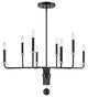 Uttermost Ebony Elegance 8-Light Chandelier 21353