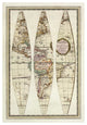 "Globo Terrestre I, 1792" Digital Paper Print by Giovanni Maria Cassini, 29"x42"