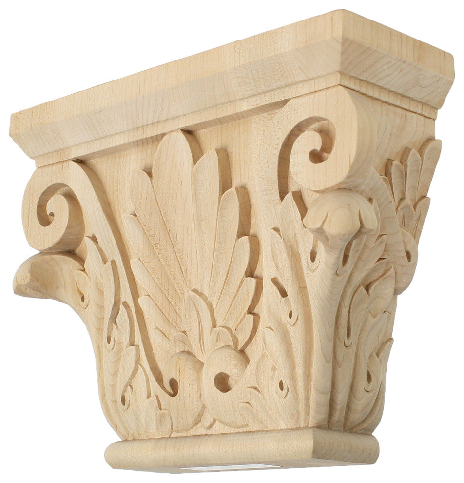 Large Chesterfield Capital (Fits Pilasters up to 6 1/4"W x 2"D), Cherry