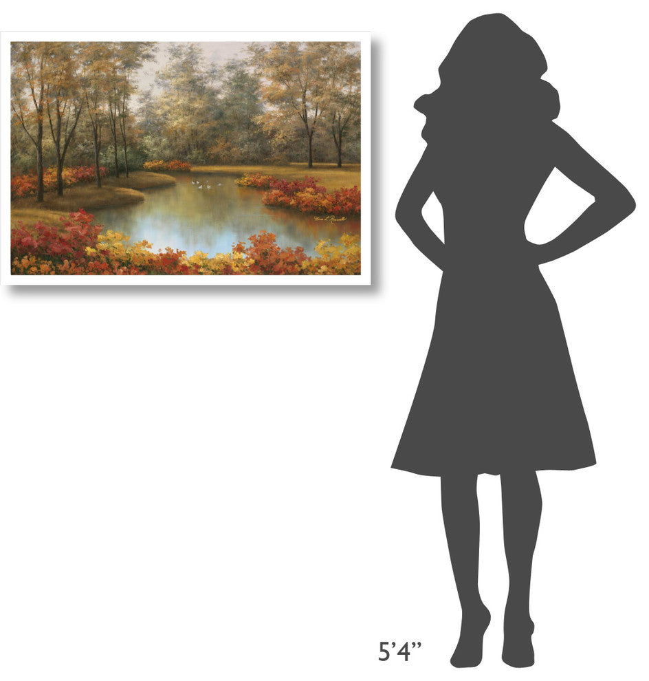 "Beauty of Autumn" Digital Paper Print by Diane Romanello, 38"x26"