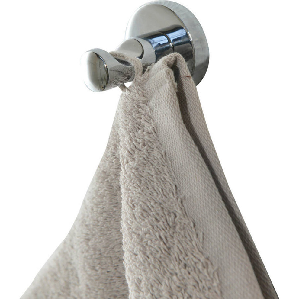 Wall Mount Bath Towel Single Robe Hook Polished Stainless Steal