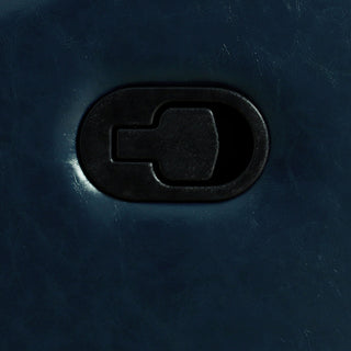 Upholstered Swivel Recliner With Tufted Back, Navy