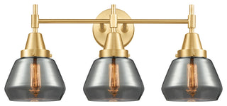Innovations 447-3W-SG-G173 3-Light Bath Vanity Light, Satin Gold