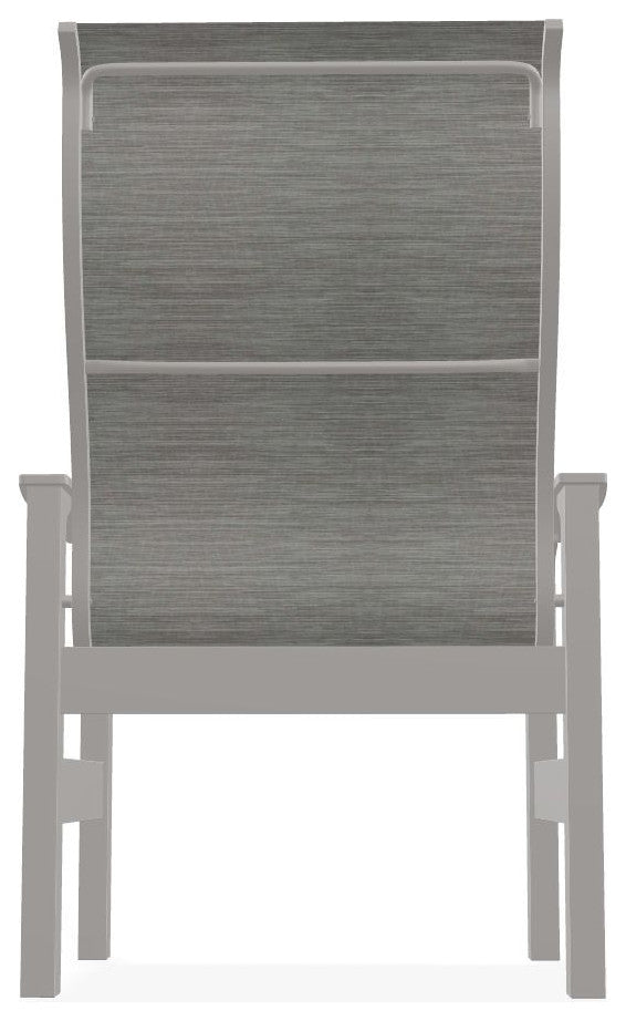 Leeward Sling Outdoor Armchair, Sicily/Warm Gray