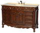 54" Antique Style Single Sink Bathroom Vanity Model 3169M-BE