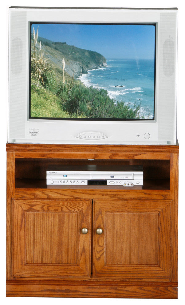 Heritage 30" TV Cart, Aqua Oak