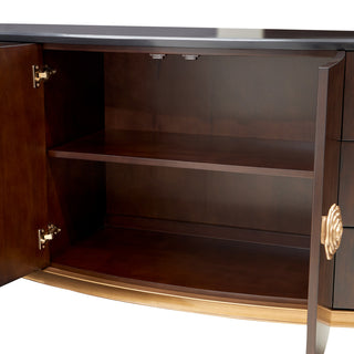 Camellia Field Dresser With Mirror, Warm Pecan