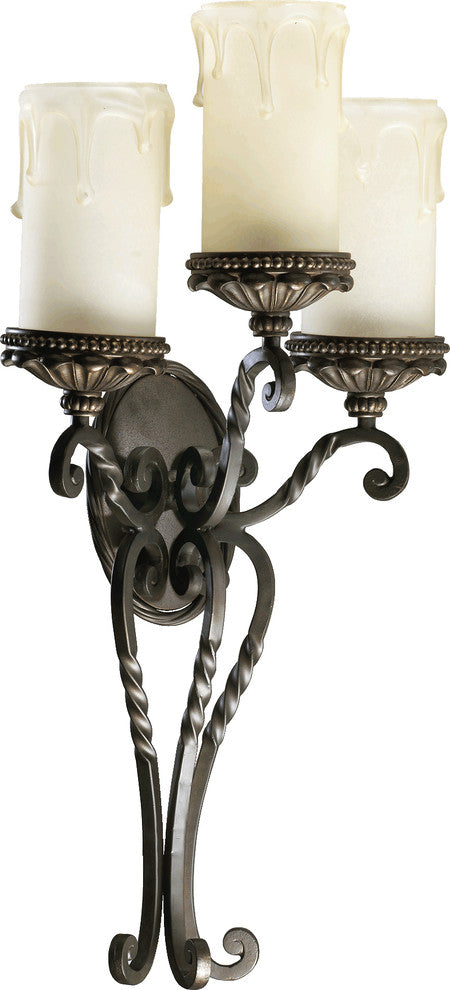 Alameda 3-Light Wall Mount, Oiled Bronze