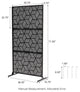 6ft Geometric Pattern Privacy Screen Fence
