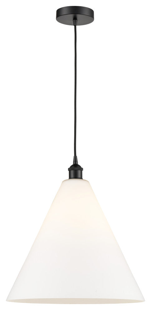 Innovations 616-1P-BK-GBC-161 1-Light Pendant, Matte Black