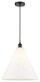 Innovations 616-1P-BK-GBC-161 1-Light Pendant, Matte Black