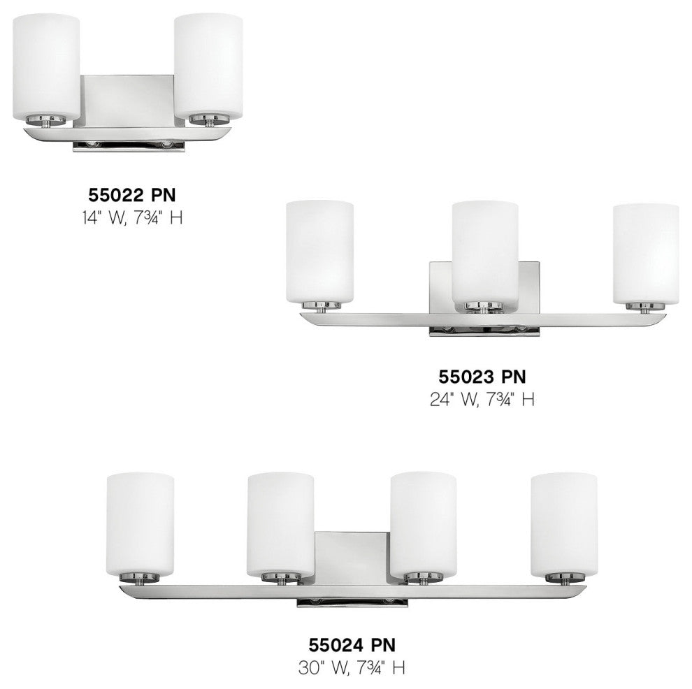 Hinkley Lighting 55022 Kyra 2 Light Vanity Light - Brushed Nickel