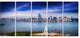"Statue of Liberty and Skyline" Canvas Print, 5 Panels
