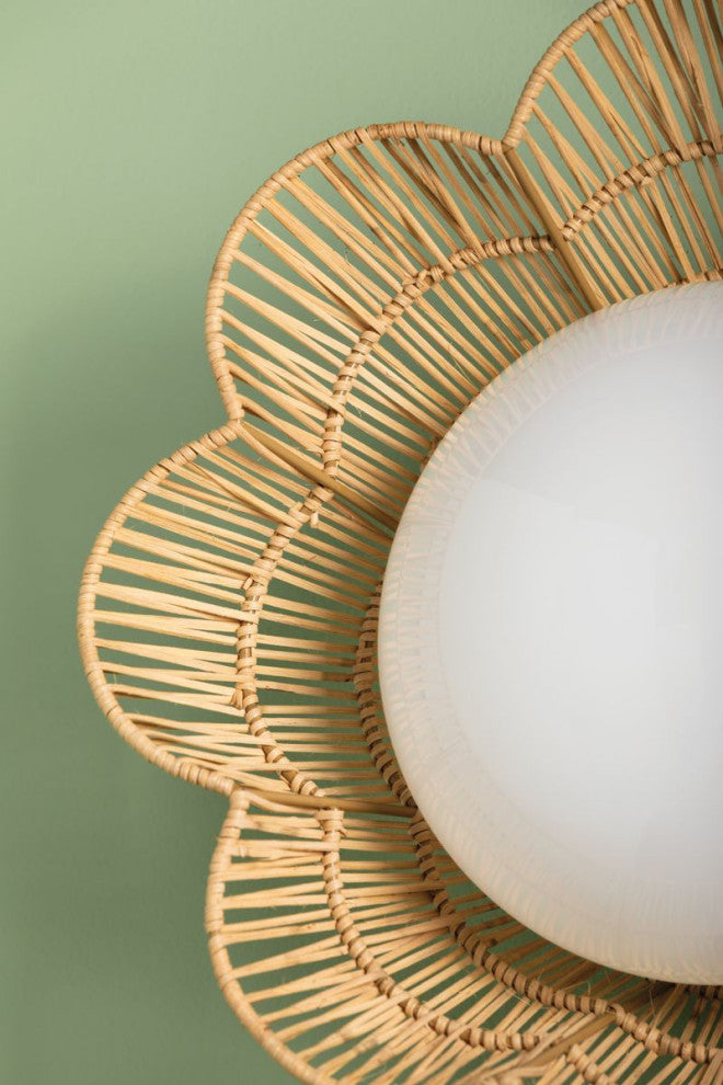 Mitzi Rosa Flush Mount Aged Brass