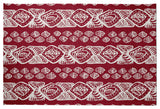 Tribal Geo Rug, Red, 5'x7'