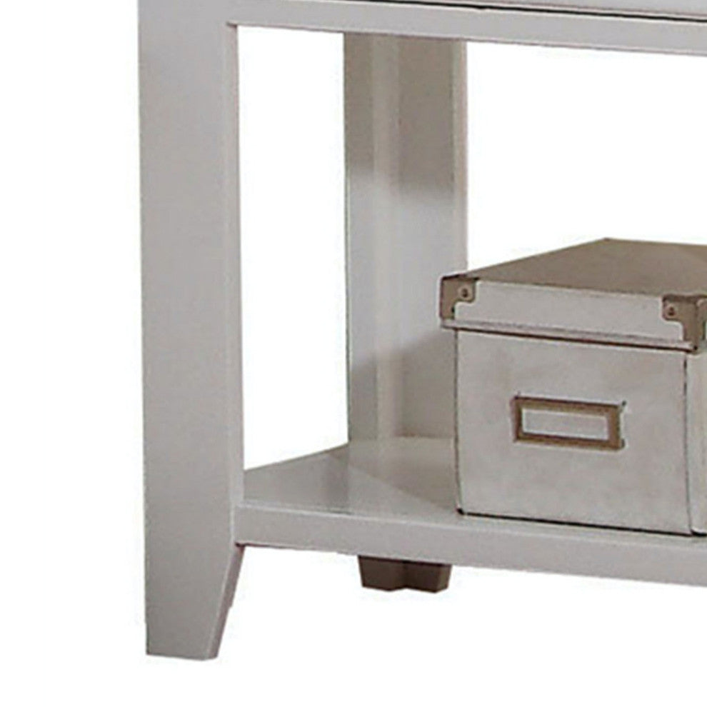Lacey Nightstand With 1 Drawer, White