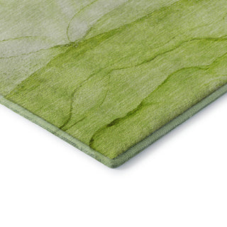 Premium Machine Washable Mayfield AMF507 Green 1'8" x 2'6" Rug