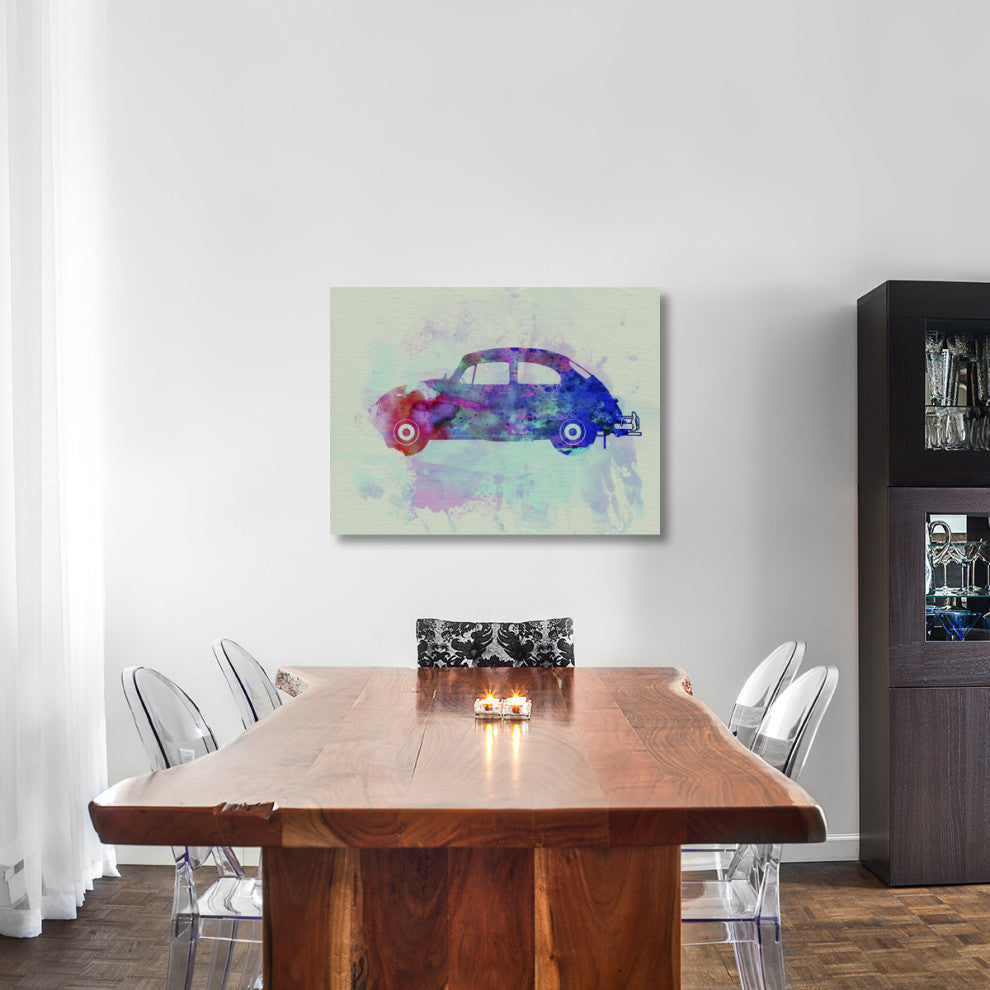 "VW Beetle Watercolor 1" Fine Art Print