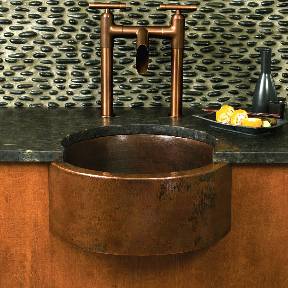 Native Trails CPS14 Fiesta 19" Farmhouse or Undermount Single - Antique Copper