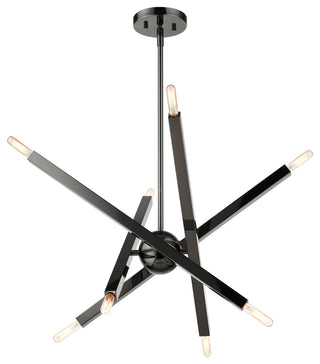 Black Chrome Modern, Urban, Sputnik, Dynamic, Timeless Chandelier