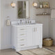 Ariel Taylor 42" Right Offset Single Oval Sink Bathroom Vanity